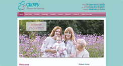 Desktop Screenshot of crownobgyn.com