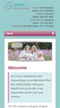 Mobile Screenshot of crownobgyn.com
